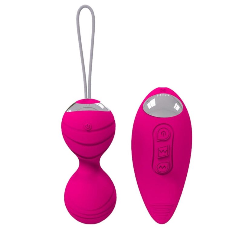 10-speed Rechargeable Vibrating Kegel Balls 2pcs Set