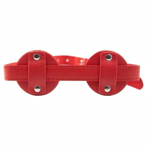 Adjustable Leather Sex  Blindfold