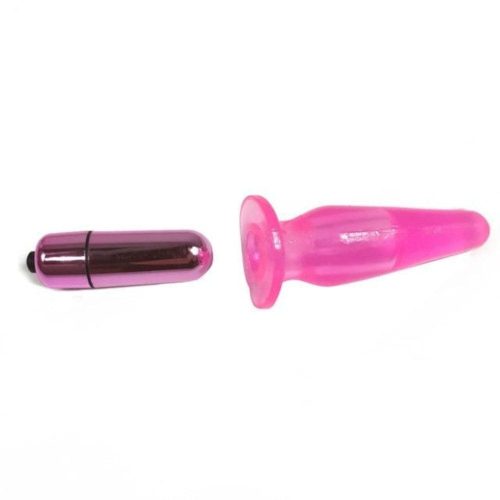 Finger G-Spot Silicone Vibrating Plug 2.36" Long Beginner Training Kit